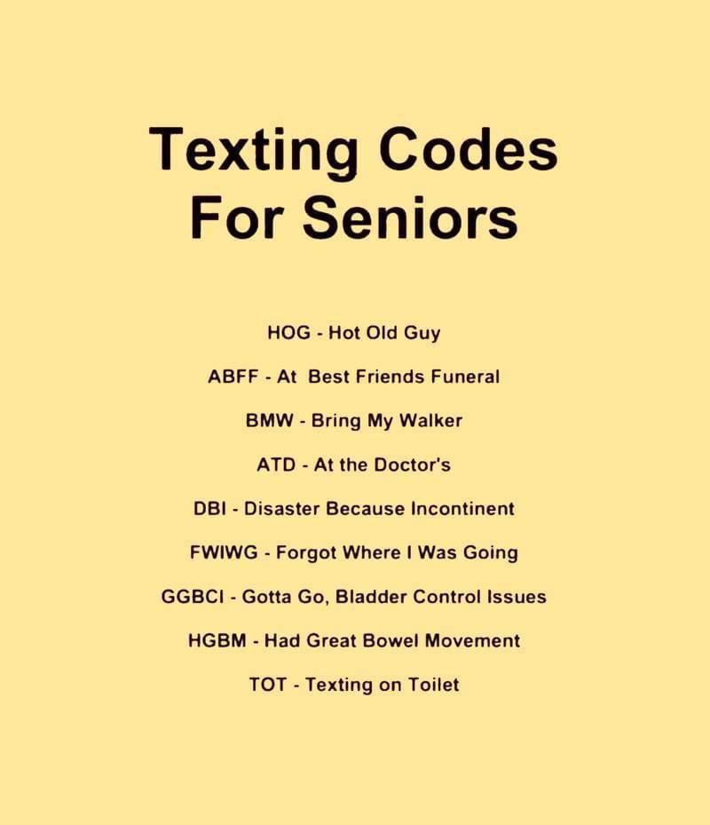 texting codes