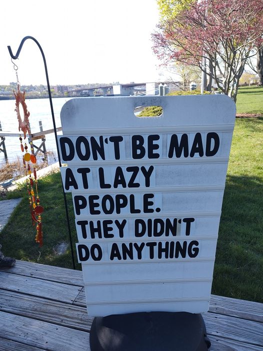 lazy people
