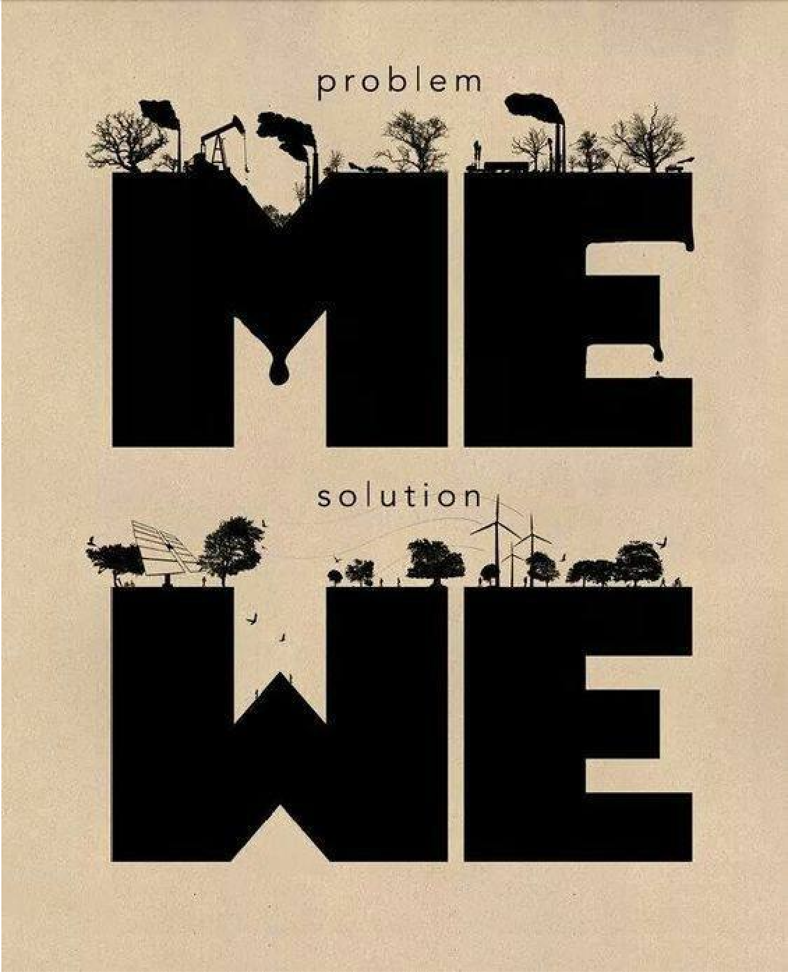 me & we