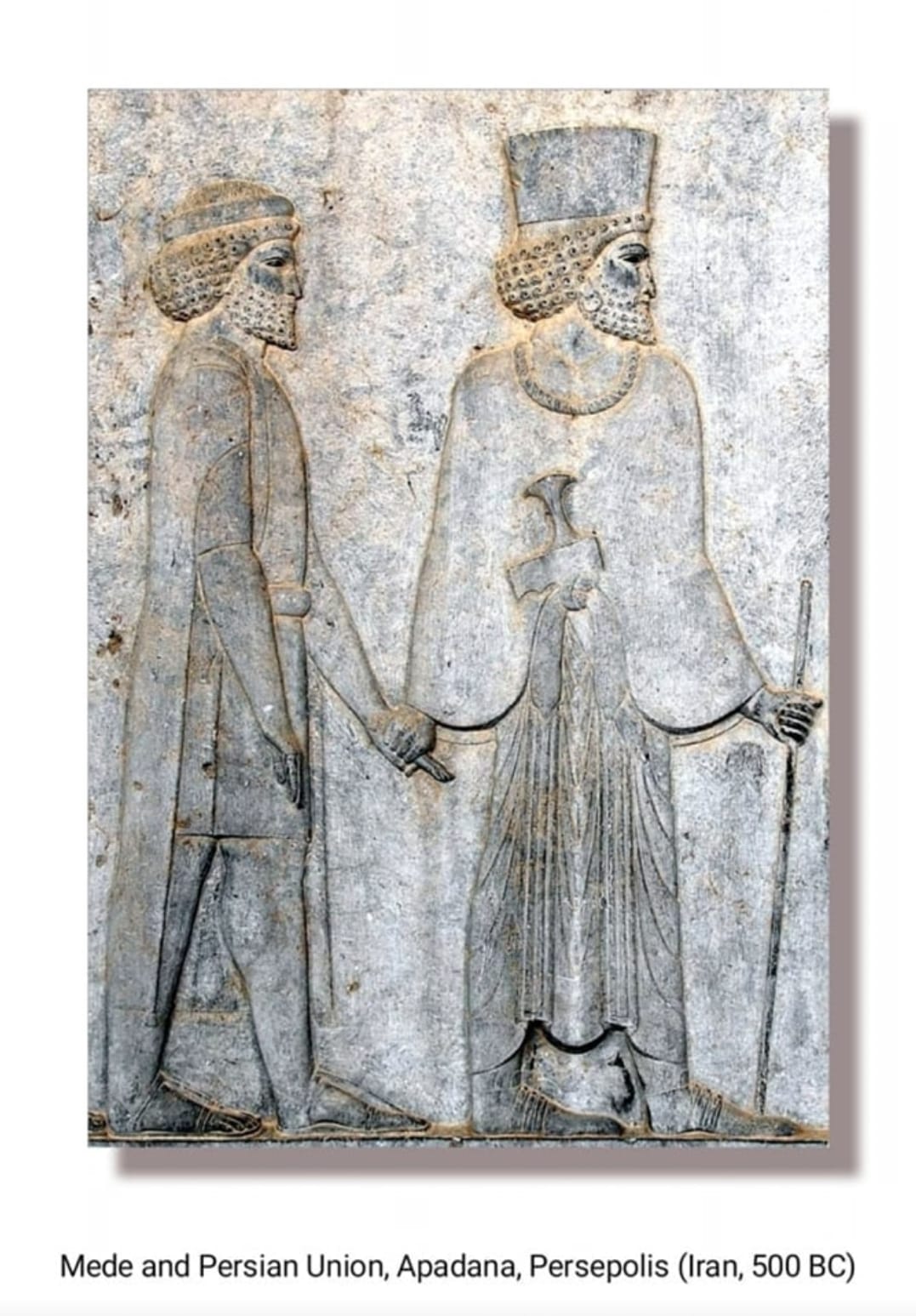 Mede and Persian Union, Apadana, Persepolis (Iran, 500 BC)