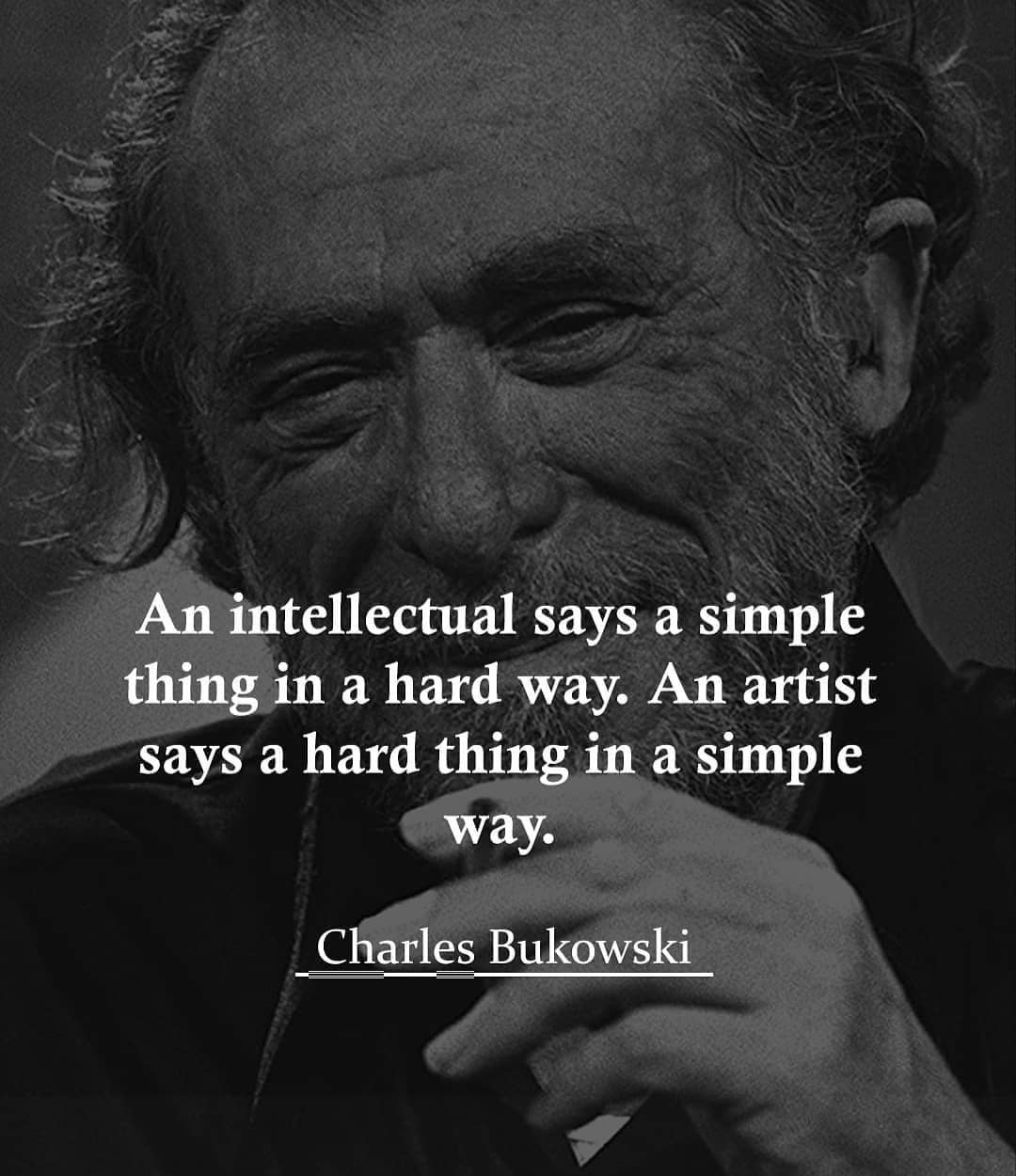 بوکوسکی: بیان ساده هنرمند