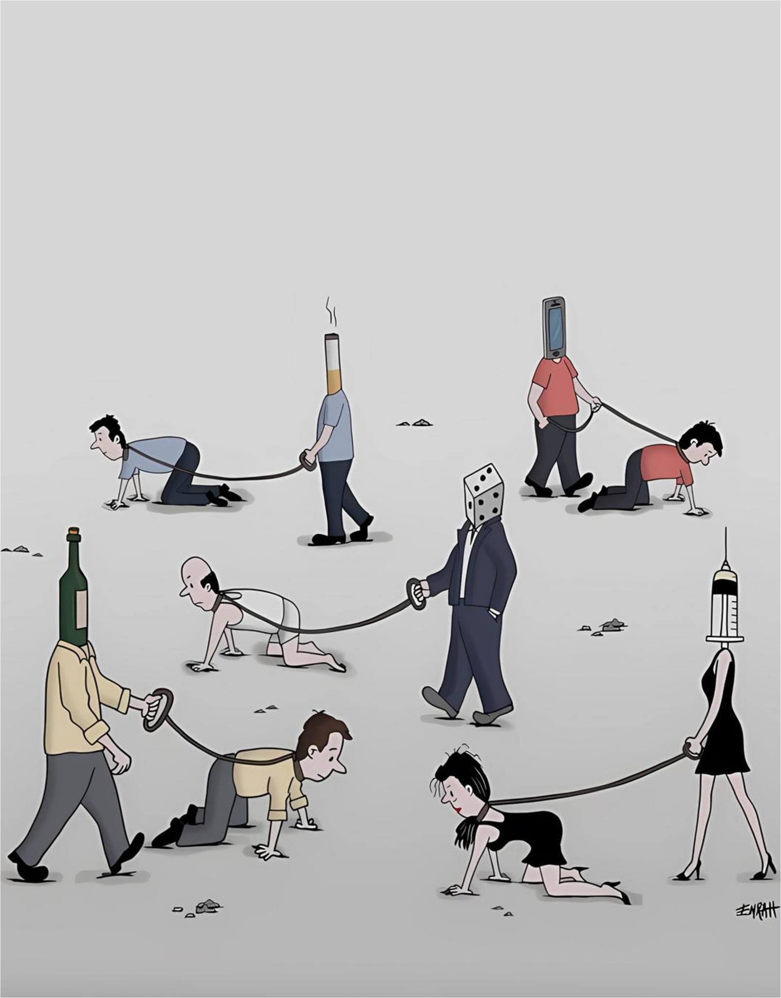 نمادهای اعتیاد