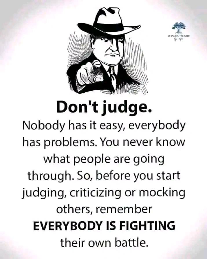 don't judge
